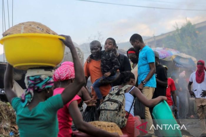 Tawa anak anak haiti di tengah kekerasan geng