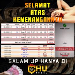 Jackpot eksklusif pasaran Jepang CHUTOGEL